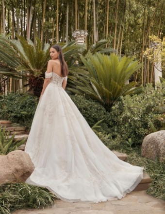 Casablanca Bridal Matilda Style #2511 #7 Champagne/Nude/Silver thumbnail