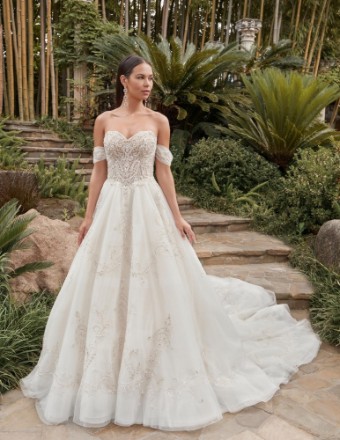 Casablanca Bridal Matilda Style #2511 #10 Champagne/Nude/Silver thumbnail