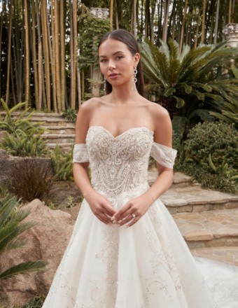 Casablanca Bridal Matilda Style #2511 #9 Champagne/Nude/Silver thumbnail