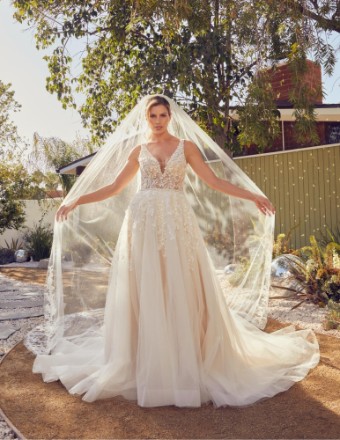 BeLoved by Casablanca Lilac Style #BL404 #10 Chmpagne/Sorbet/Nude/Ivory/Silver thumbnail