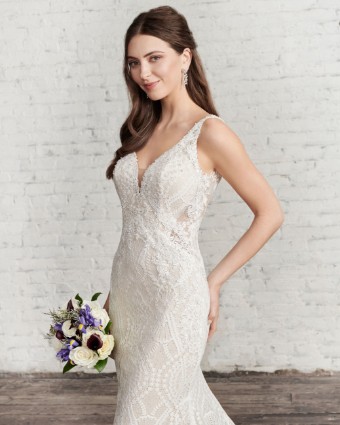 Kenneth Winston KW9491 Style #1949 #8 Almond/Nude/Ivory/Silver thumbnail