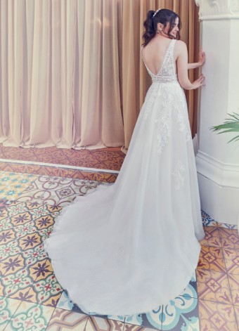 Ella Rosa Style #BE597 #8 Champagne/Nude/Ivory Silver thumbnail