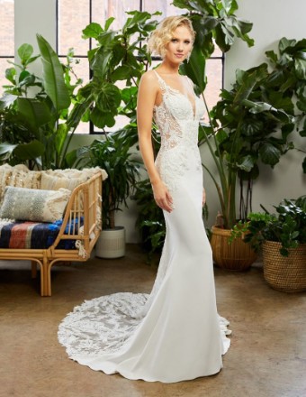BeLoved by Casablanca Style #BL333 #0 default Ivory/Nude/Silver thumbnail