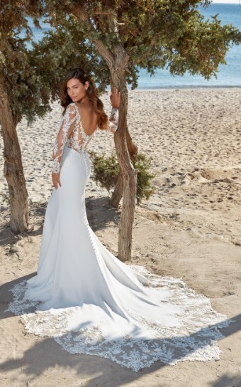 Eddy K Dreams Esmeralda Style #DR2316 #6 Ivory/Champagne/Skin thumbnail