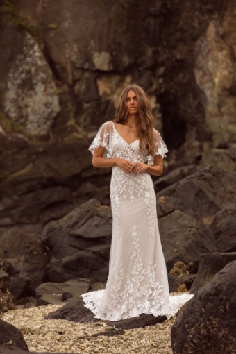 Madi Lane Jenna Style #ML22708 #6 Ivory/Mocha thumbnail