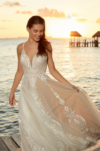 Madison James Illiana Style #MJ965 #14 Mocha/Ivory/Nude thumbnail