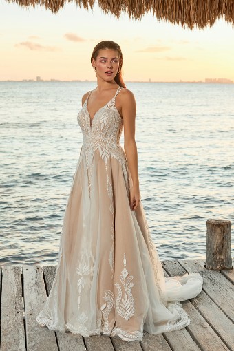 Madison James Illiana Style #MJ965 #13 Mocha/Ivory/Nude thumbnail