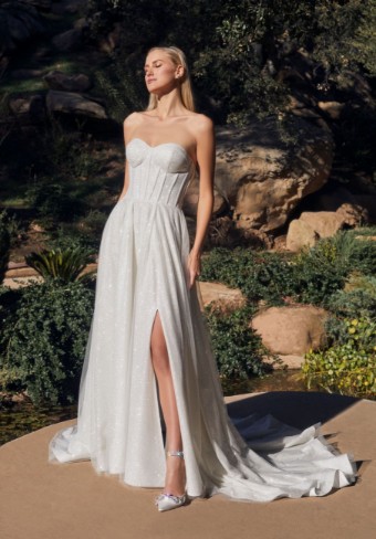 Casablanca Bridal Vail Style #2533 #9 Ivory/Silver Only thumbnail