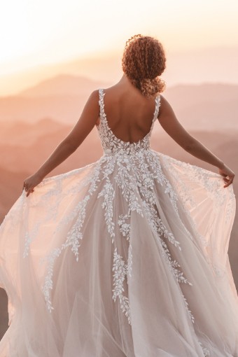 Allure Bridals AB3021A Style #A1203 #10 Mocha/Champagne/Ivory/Nude thumbnail
