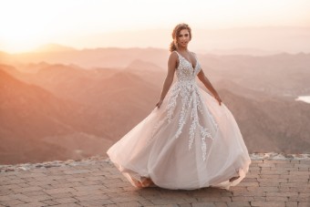 Allure Bridals AB3021A Style #A1203 #8 Mocha/Champagne/Ivory/Nude thumbnail
