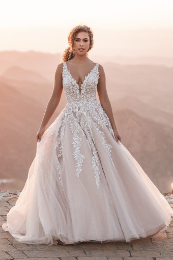 Allure Bridals AB3021A Style #A1203 #6 Mocha/Champagne/Ivory/Nude thumbnail