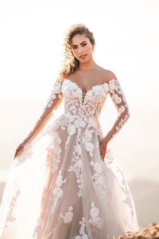 Allure Bridals ABLS7121A Style #A1217SL #0 default Nude/Ivory thumbnail