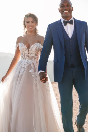 Allure Bridals AB9121A Style #A1219 #11 Mocha/Champagne/Ivory/Nude thumbnail