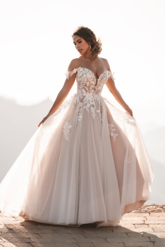Allure Bridals AB9121A Style #A1219 #7 Mocha/Champagne/Ivory/Nude thumbnail
