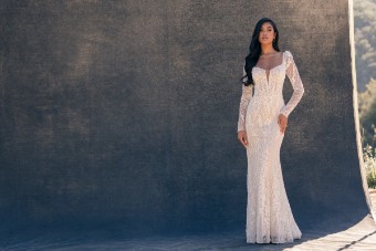 Allure Couture AB037C Style #C730 #7 Ivory/Champagne/Nude thumbnail