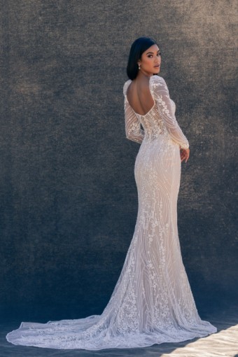 Allure Couture AB037C Style #C730 #6 Ivory/Champagne/Nude thumbnail