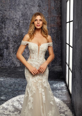 Eddy K Milano Couture Peggy Style #CT450 #8 Ivory/Nude/Champagne/Skin thumbnail