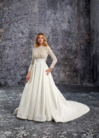 Eddy K Milano Couture Tina Style #CT453 #4 Ivory/Skin thumbnail