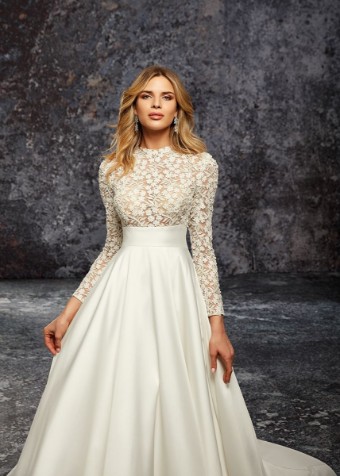 Eddy K Milano Couture Tina Style #CT453 #7 Ivory/Skin thumbnail