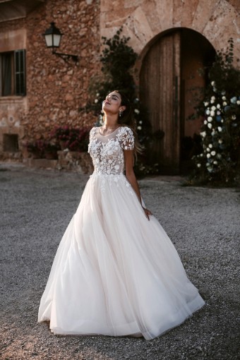 Allure Bridals AB702E Antonia Style #E207 #0 default Champ/Ivory/Nude thumbnail