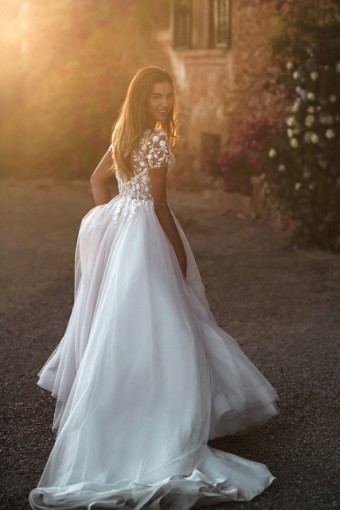 Allure Bridals AB702E Antonia Style #E207 #5 Champ/Ivory/Nude thumbnail