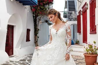 Eddy K Dreams EK3691RD Chloe Style #dr1963 #1 Ivory/Ivory thumbnail