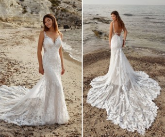 Eddy K Dreams EK8122RD Leilany Style #DR2218 #0 default Ivory/Almond/Skin thumbnail