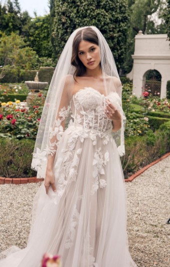 Casablanca Bridal Adalaide Style #2537 #10 Nude/Ivory thumbnail