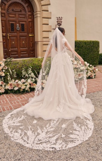 Casablanca Bridal Mirabelle Style #2551 #7 Light Nude/Ivory/Silver thumbnail