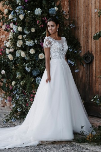 Allure Bridals AB702E Antonia Style #E207 #1 default Champ/Ivory/Nude thumbnail