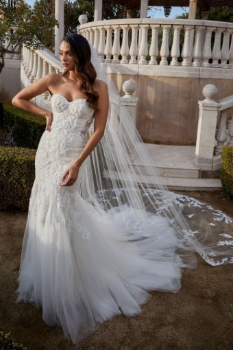 Casablanca Bridal Leanna Style #2454 #2 Silver Blush/Nude/Ivory thumbnail