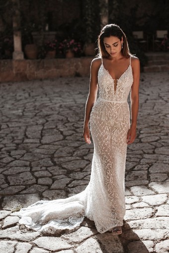 Abella ABEL602E Giselle Lined Style #E206L #5 Ivory/Nude thumbnail