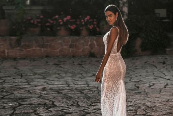 Abella ABEL602E Giselle Lined Style #E206L #7 Ivory/Nude thumbnail