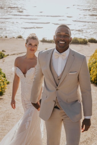 Allure Bridals AB3611A Style #A1163 #12 Almond/Champagne/Ivory/Nude thumbnail