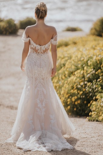 Allure Bridals AB3611A Style #A1163 #8 Almond/Champagne/Ivory/Nude thumbnail