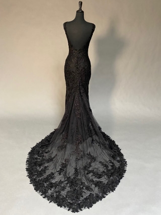 Allure Bridals ABJ8089 Katie Style #9808J #3 Black thumbnail