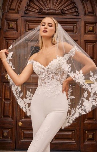 Casablanca Bridal CB2-1452 Augustine Style #2541-2 Augustine #1 Ivory/Nude/Ivory thumbnail