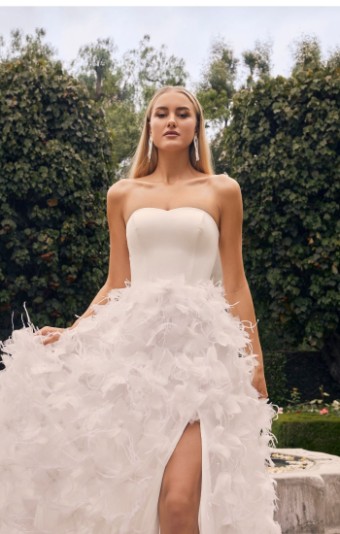 Casablanca Bridal CB1-5452 Bijou Style #2545-1 Bijou #1 Ivory/Ivory thumbnail