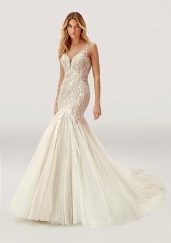 Madison James Gianni Style #MJ1054 #8 Mocha/Ivory/Nude thumbnail