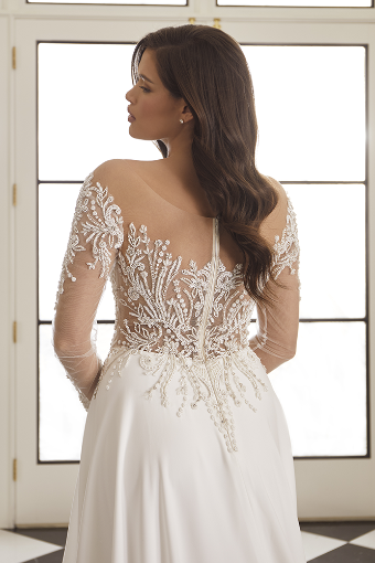 Casablanca Bridal Margo Style #2566 #7 Ivory/Nude/Silver thumbnail