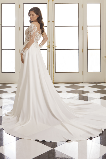 Casablanca Bridal Margo Style #2566 #8 Ivory/Nude/Silver thumbnail