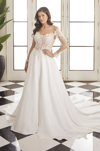 Casablanca Bridal Margo Style #2566 #6 Ivory/Nude/Silver thumbnail
