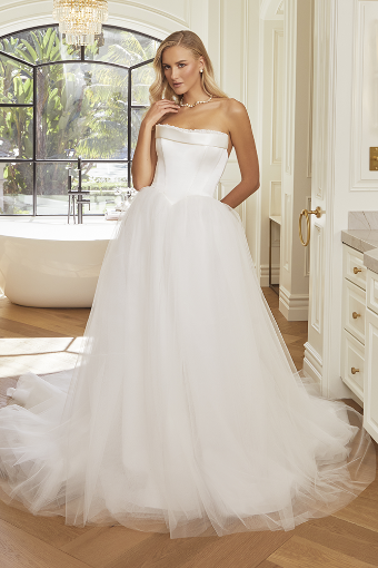 Casablanca Bridal Hepburn Style #2567 #11 Ivory/Ivory thumbnail
