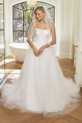 Casablanca Bridal Hepburn Style #2567 #7 Ivory/Ivory thumbnail