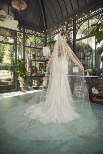 Casablanca Bridal Genevieve Style #2480 #1 Nude/Ivory/Silver thumbnail