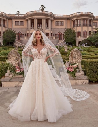 Casablanca Bridal Varley Style #2517FB #2 Ivory/Sorbet/Nude/Ivory thumbnail