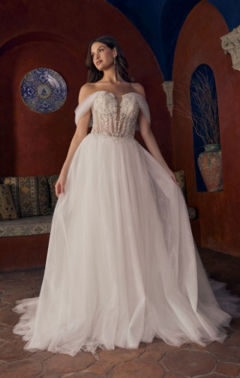 Casablanca Bridal Meline Style #2547FB #0 default Ivory/Nude/Silver thumbnail