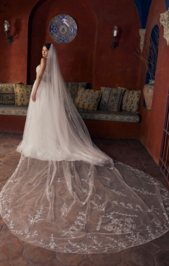 Casablanca Bridal Meline Style #2547FB #1 Ivory/Nude/Silver thumbnail