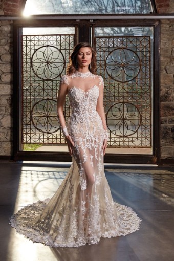 Eddy K Milano Couture Clara Style #CT561L #0 default Ivory/Champagne/Mocha/Nude/Skin thumbnail