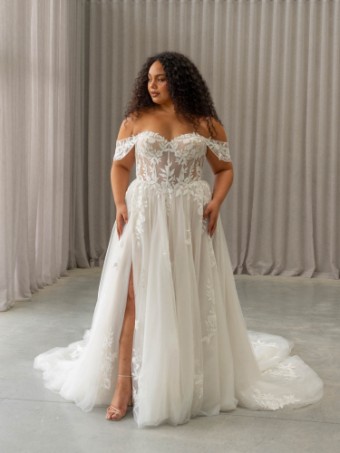 Madi Lane Twyla Style #ML24711LNFL #2 Ivory/Mocha thumbnail